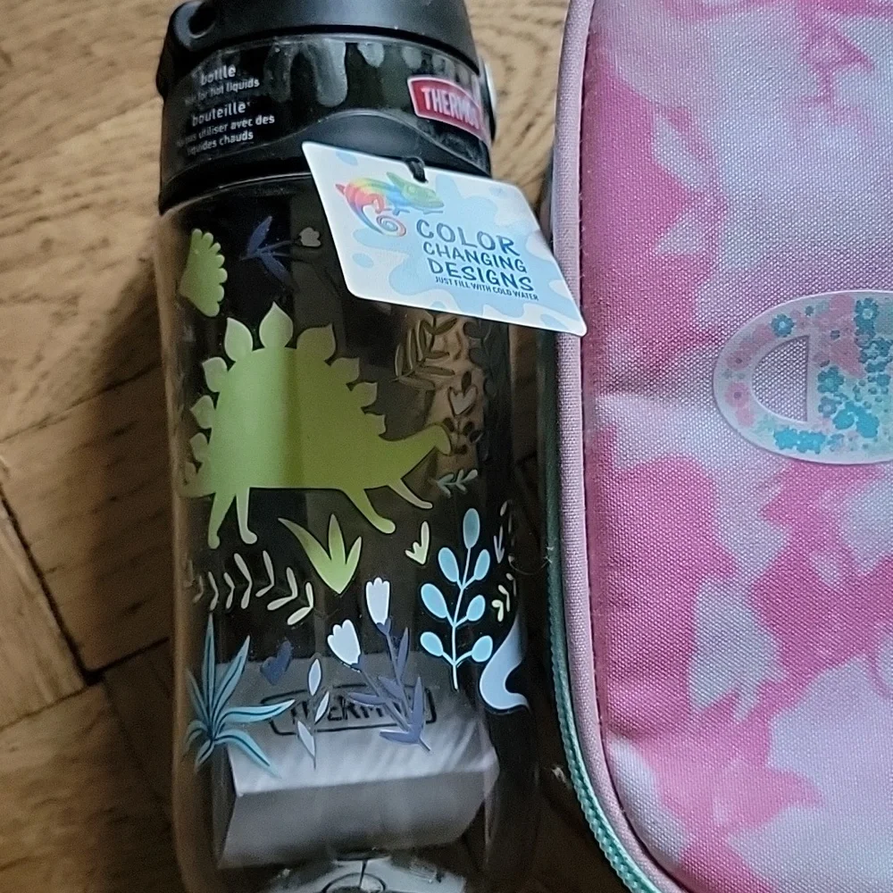 CHAMPION/BUNDLE/Pink Tie-Dye Lunch Bag/THERMOS Water Bottle
